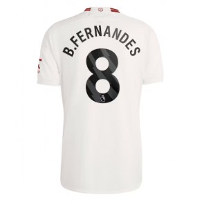 Maillot de foot Manchester United Bruno Fernandes #8 Troisième 2023-24 Manches Courte